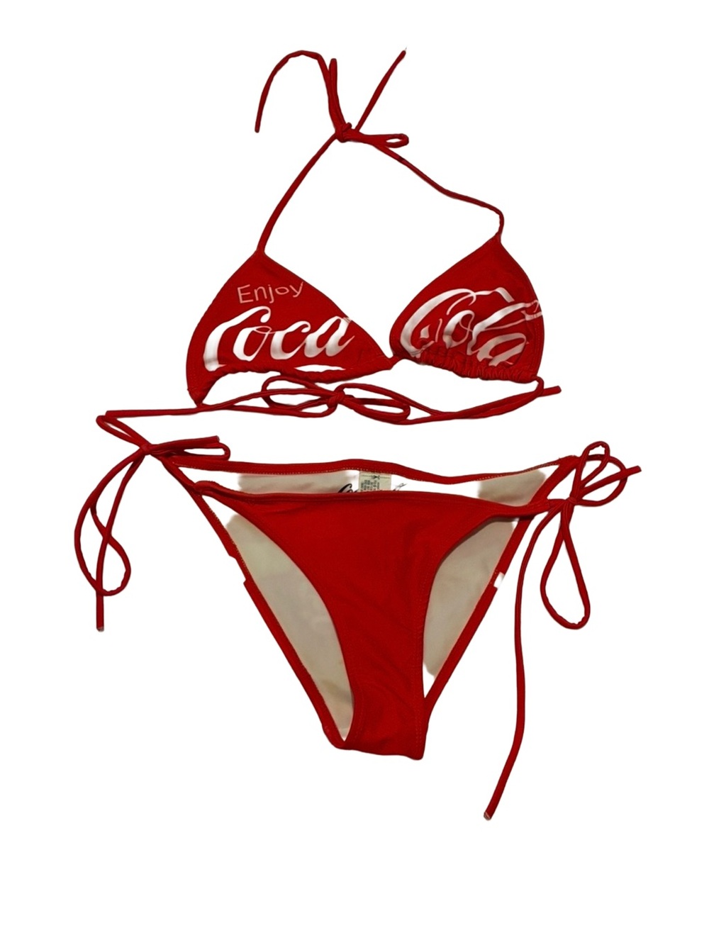 Coca-Cola Red Bikini Swimsuit Size M